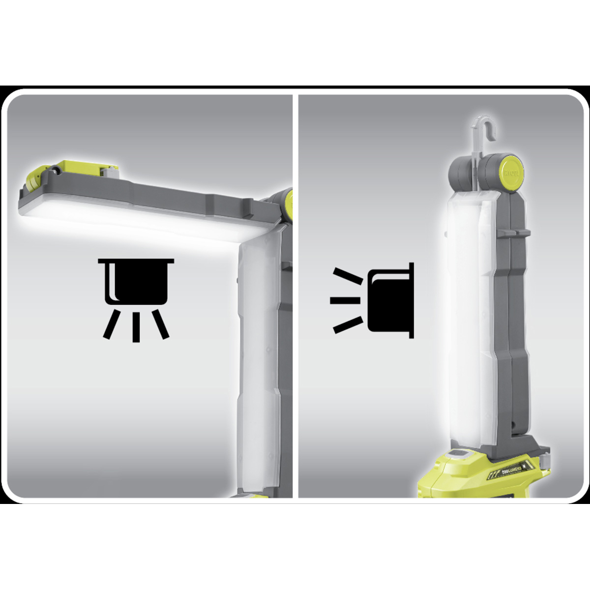 Arbetslampa RYOBI ONE+ R18ALF-0 850 lumen 18V 0,8 kg (utan batteri & laddare)