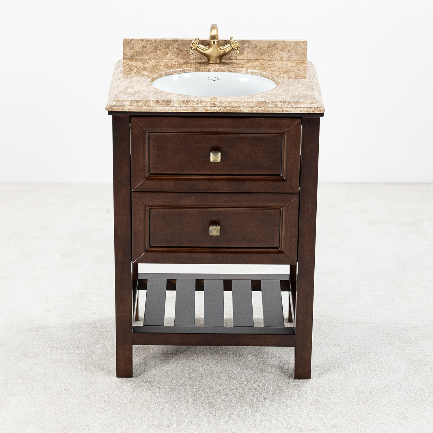 Tvättställsskåp Vesani Utah Beige Marmor