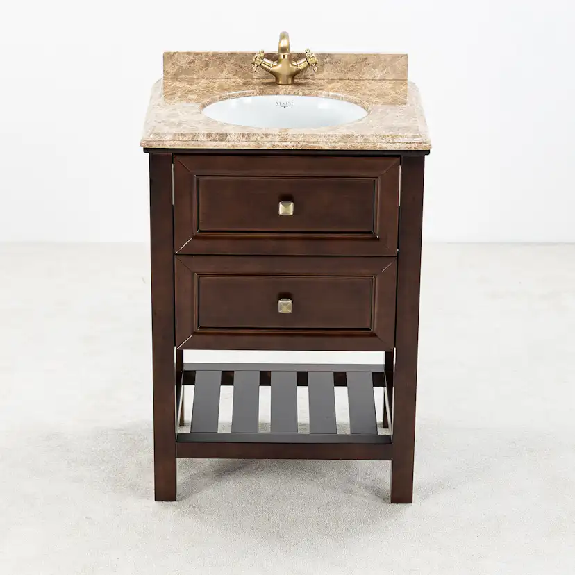Tvättställsskåp Vesani Utah Beige Marmor