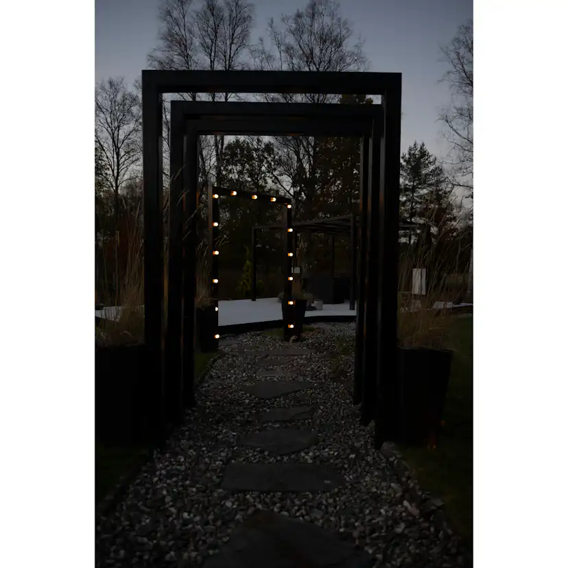 Ljusslinga Gnosjö Konstsmide 30st LED-opallampor Varmvit 2700K Utomhus