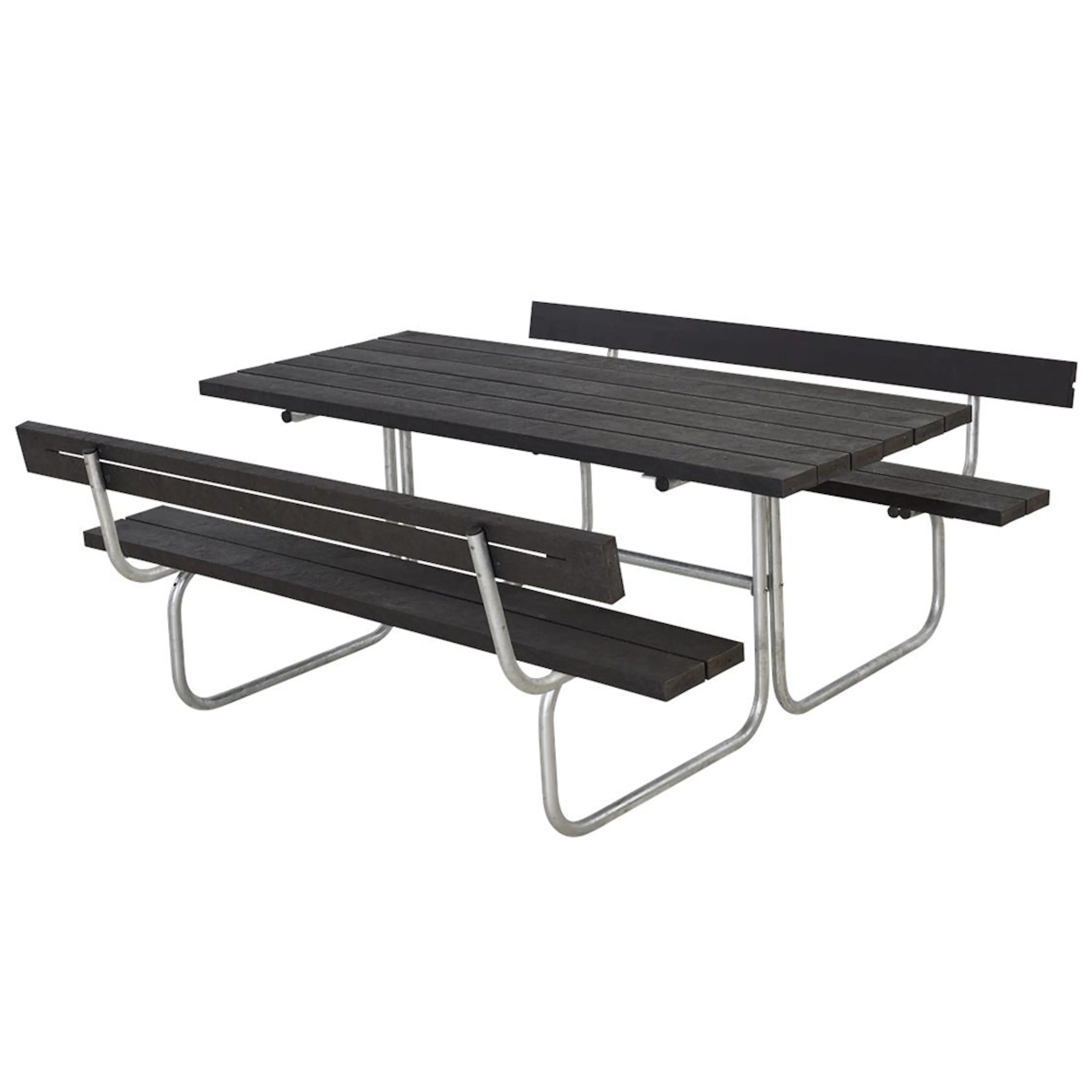 Picknickbord PLUS Classic Svart Plast