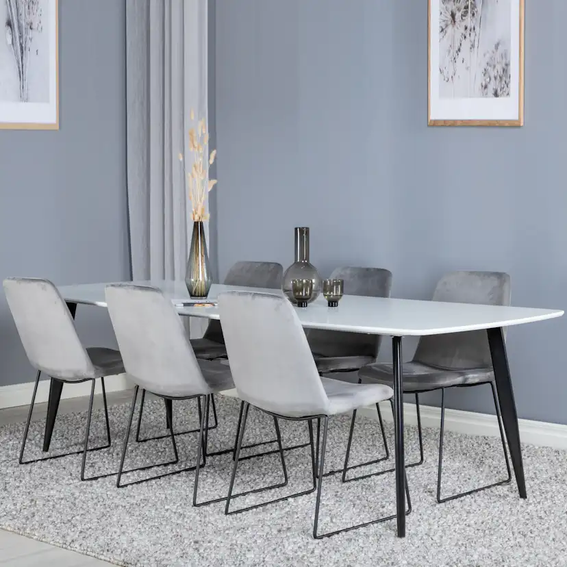 Matgrupp Venture Home Polar med 6st Muce Stolar