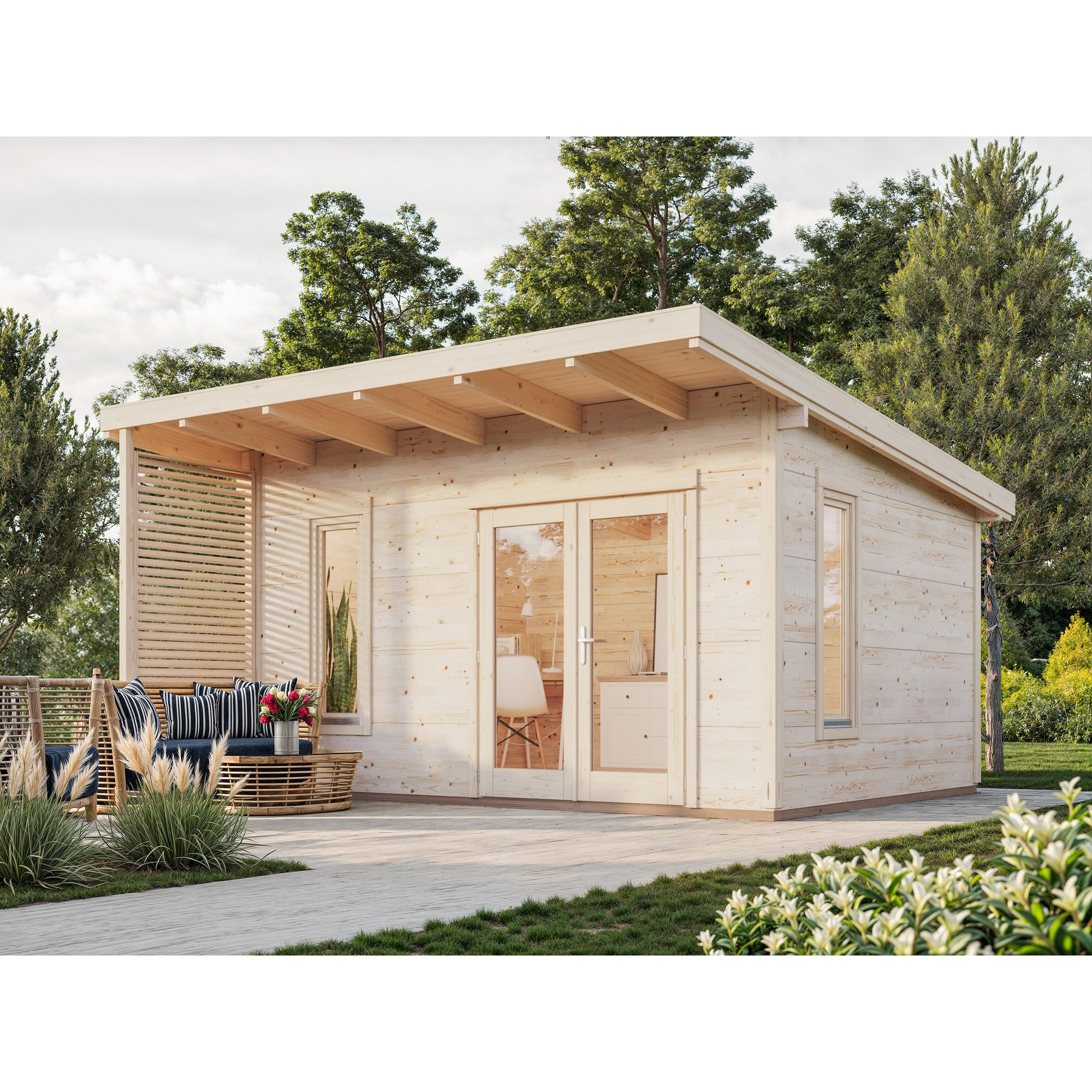 Trädgårdshus Palmako Grace 15,4 m2