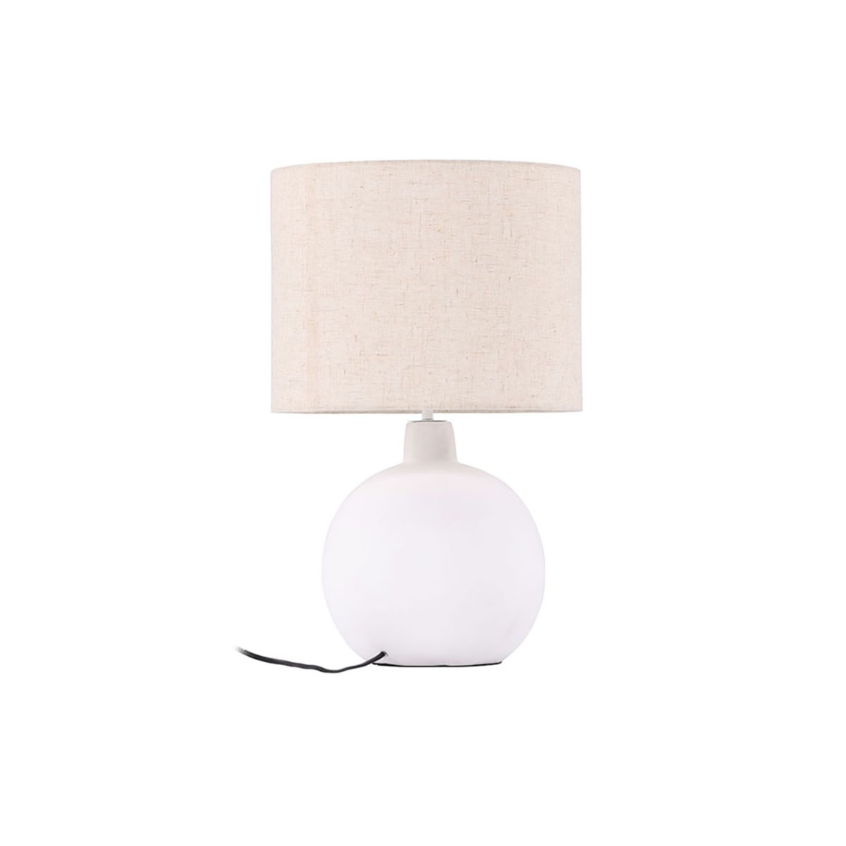 Torcello Table Lamp - Offwhite / Beige Ceramic/linen Beige/Vit