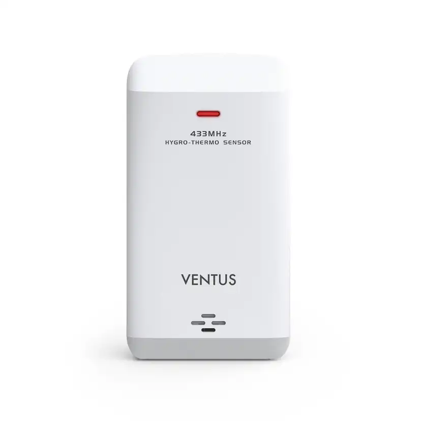 Väderstation Ventus Trådlös W210 Vit Termometer med Multifunktionell Display