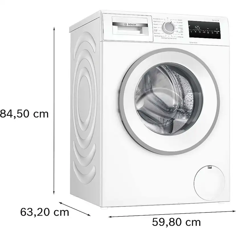 Frontmatad tvättmaskin Bosch WAN2829SSN