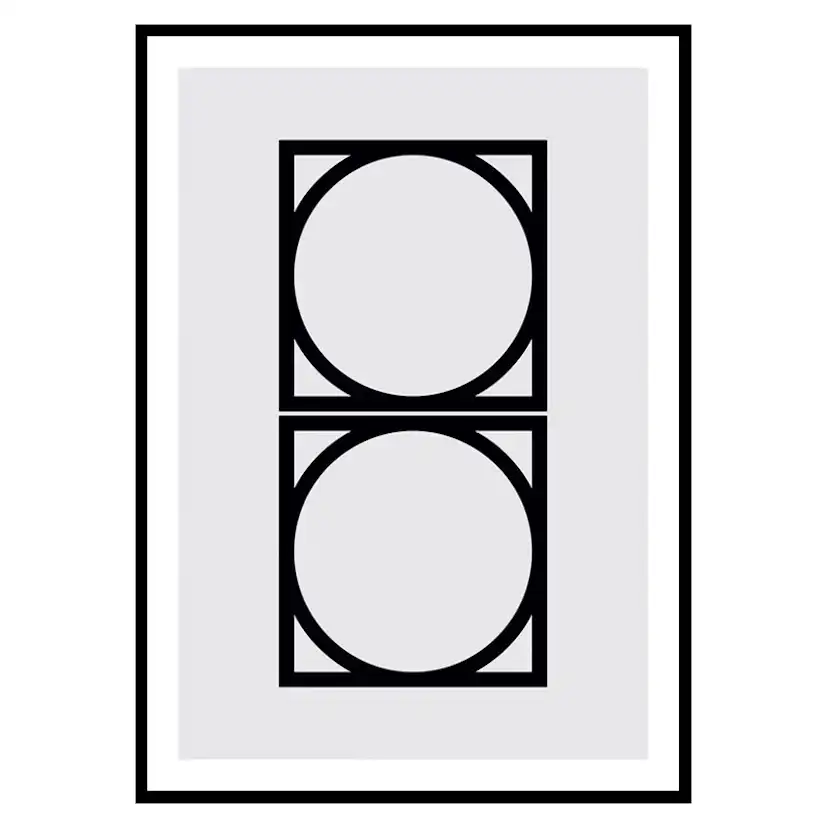 Poster Gallerix Geometric Art No1