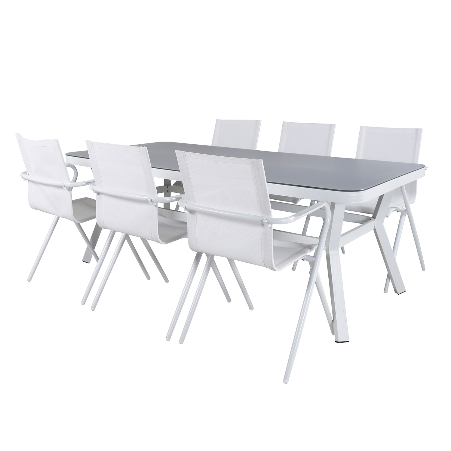Matgrupp Venture Home Virya 160x90 cm med 6 Alina Matstolar