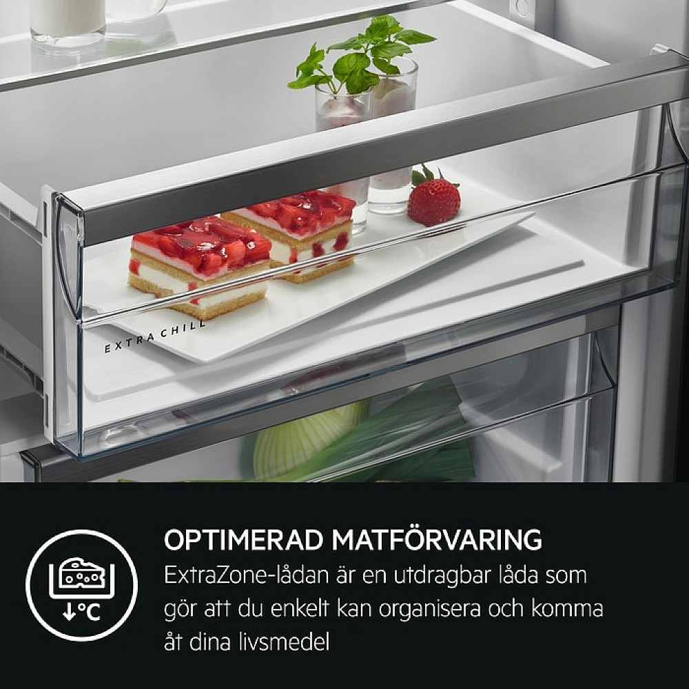 Kombinerad kyl/frys AEG Serie 8000 TSC8M181DS Integrerad