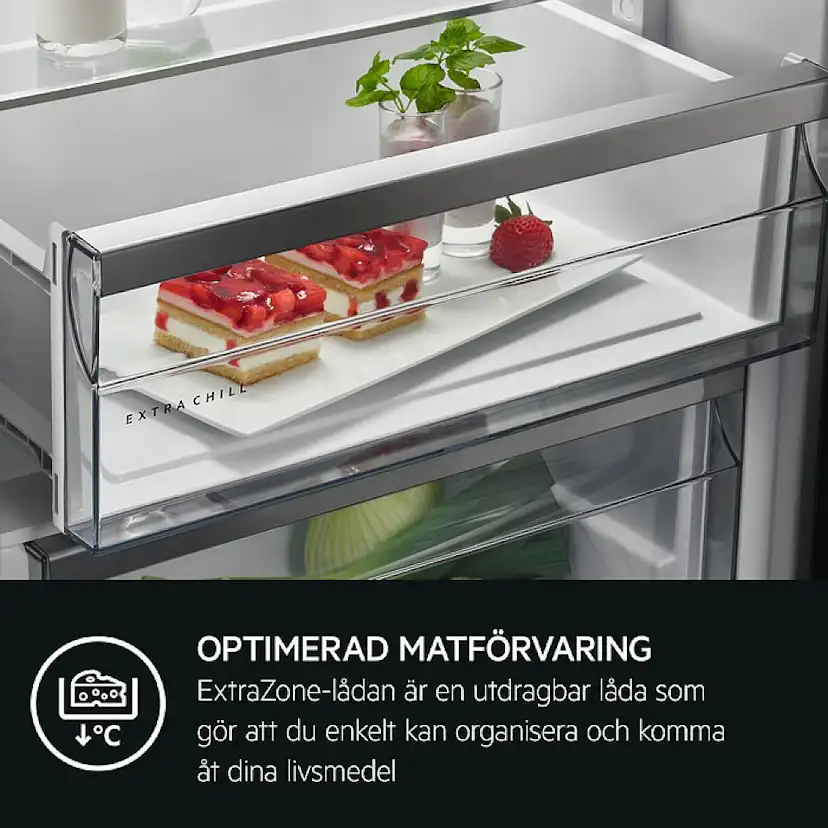 Kombinerad kyl/frys AEG Serie 8000 TSC8M181DS Integrerad