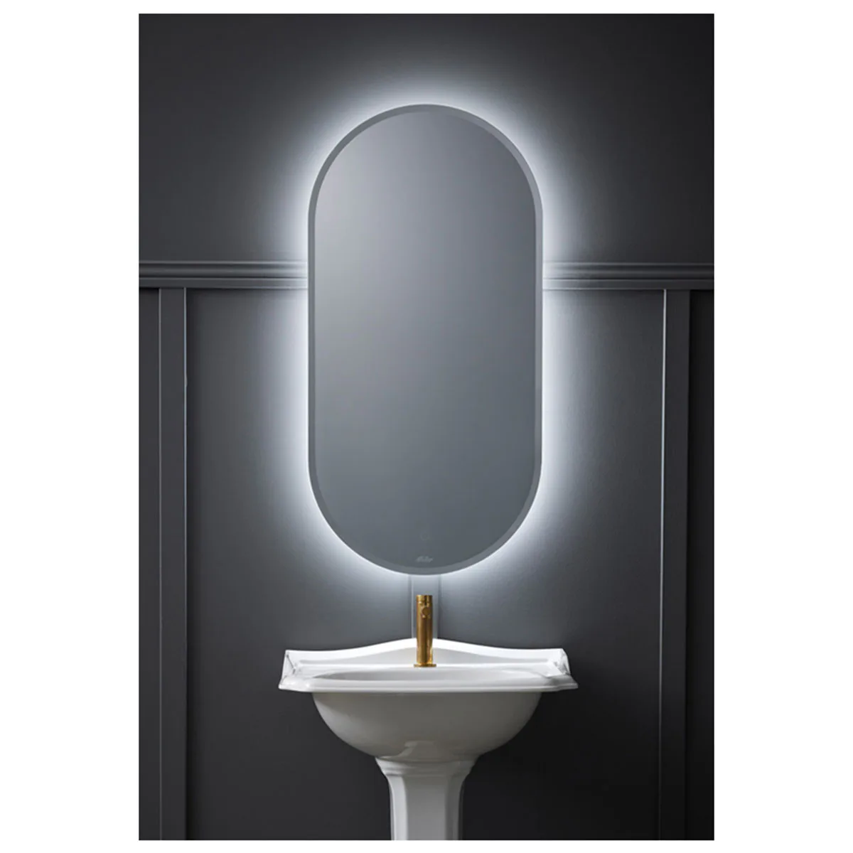 Spegel Ambient TOUCH Oval 50x100 Classic 500x1000 mm