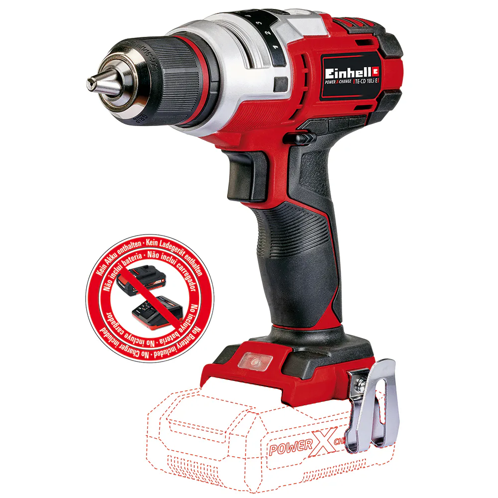 Borrskruvdragare Einhell TE-CD 18 Li-E Solo