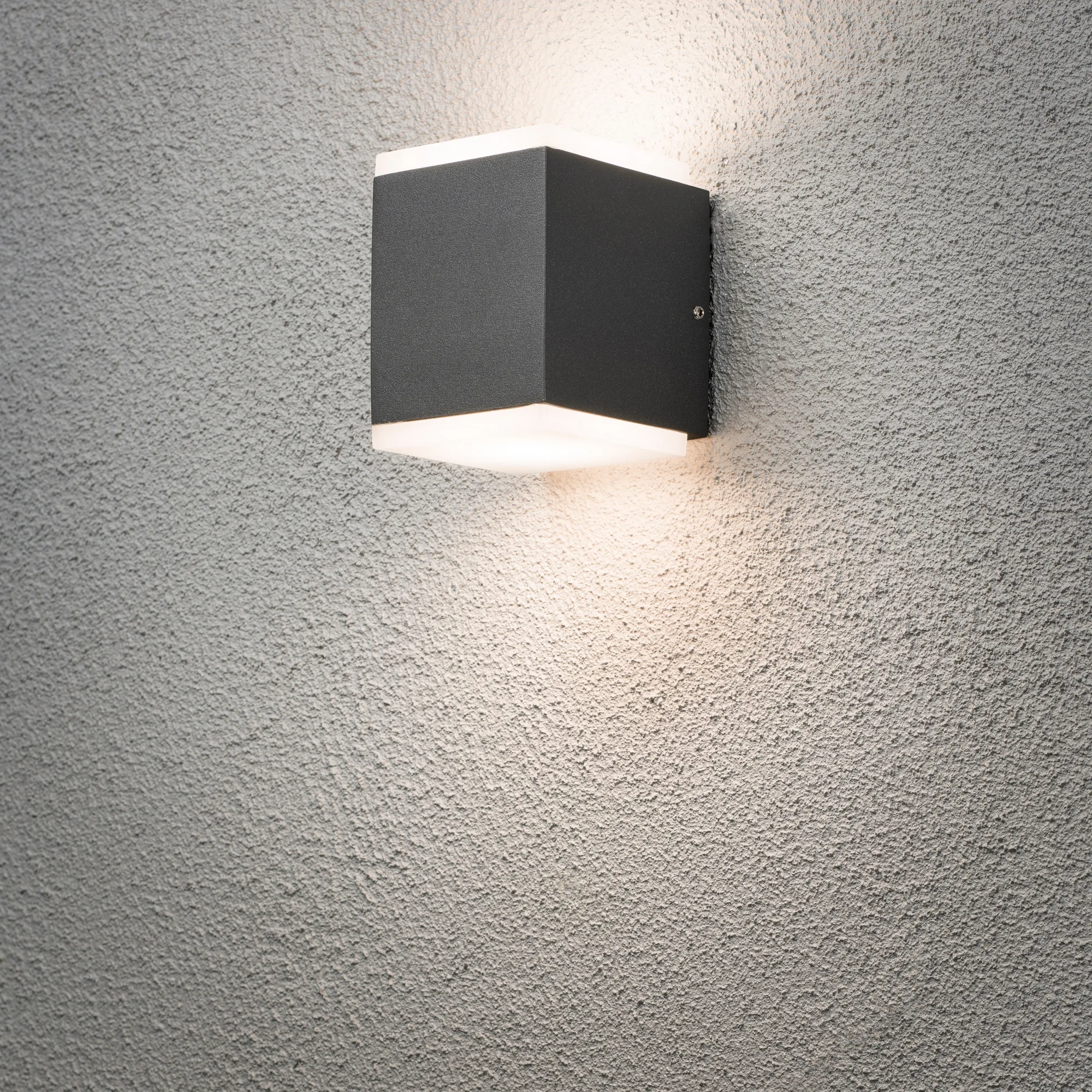 Vägglykta Gnosjö Konstsmide Monza Kub High Power LED