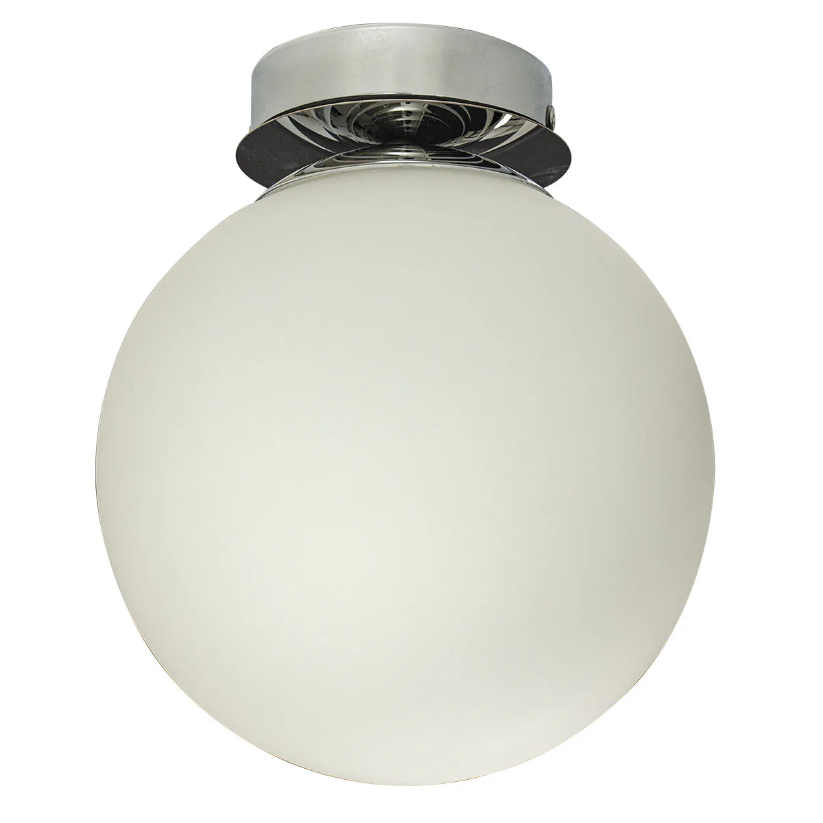 LIDO plafond bad, krom/vit Krom/Opalvit