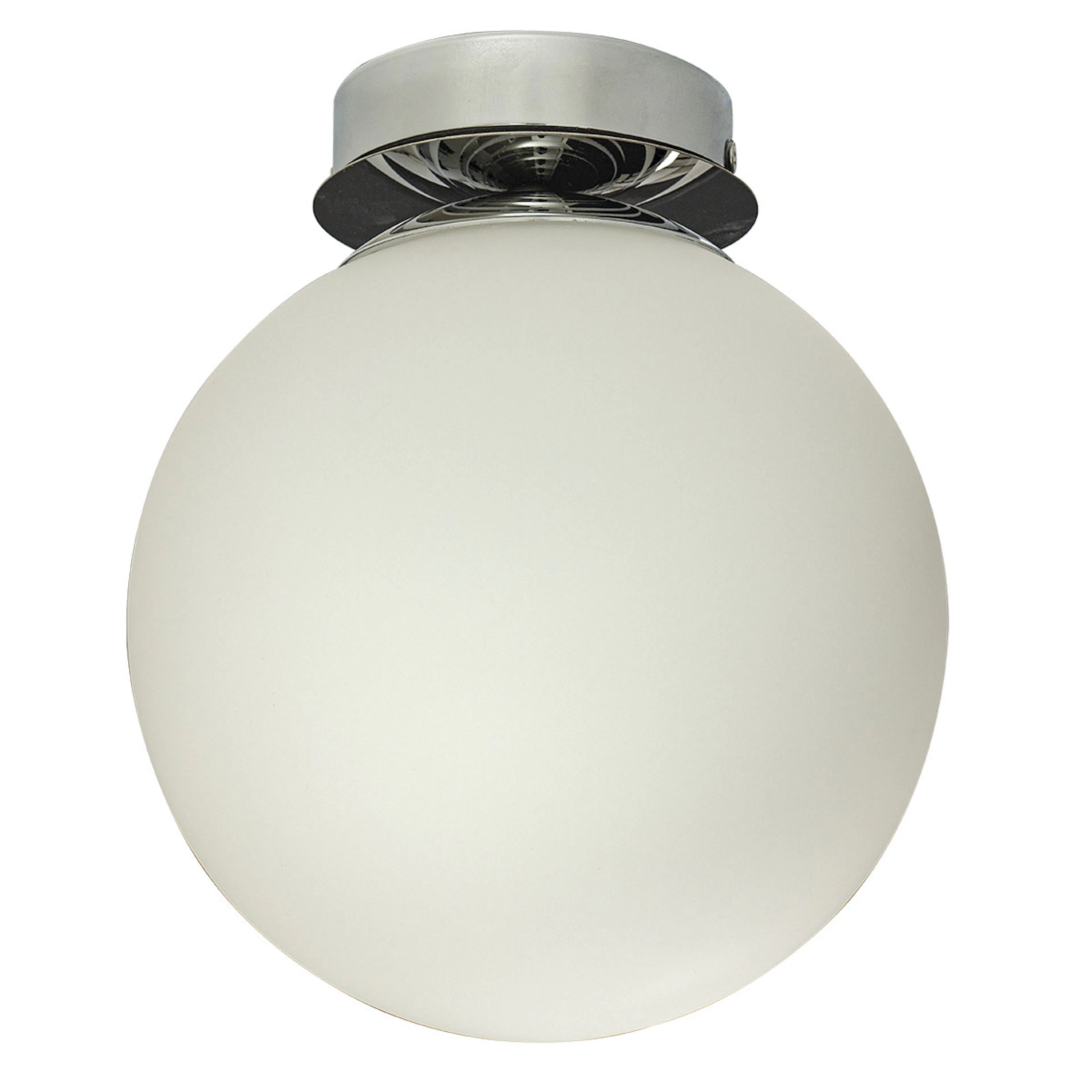 LIDO plafond bad, krom/vit Krom/Opalvit