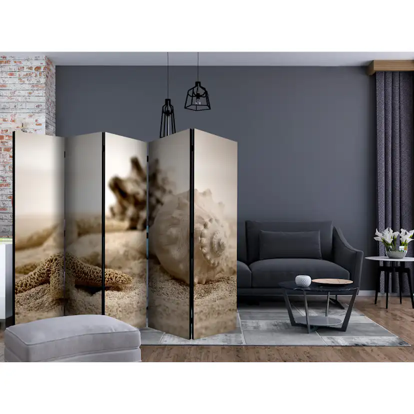 Rumsavdelare Skärmvägg Arkiio Beach and Shell II 225x172 cm