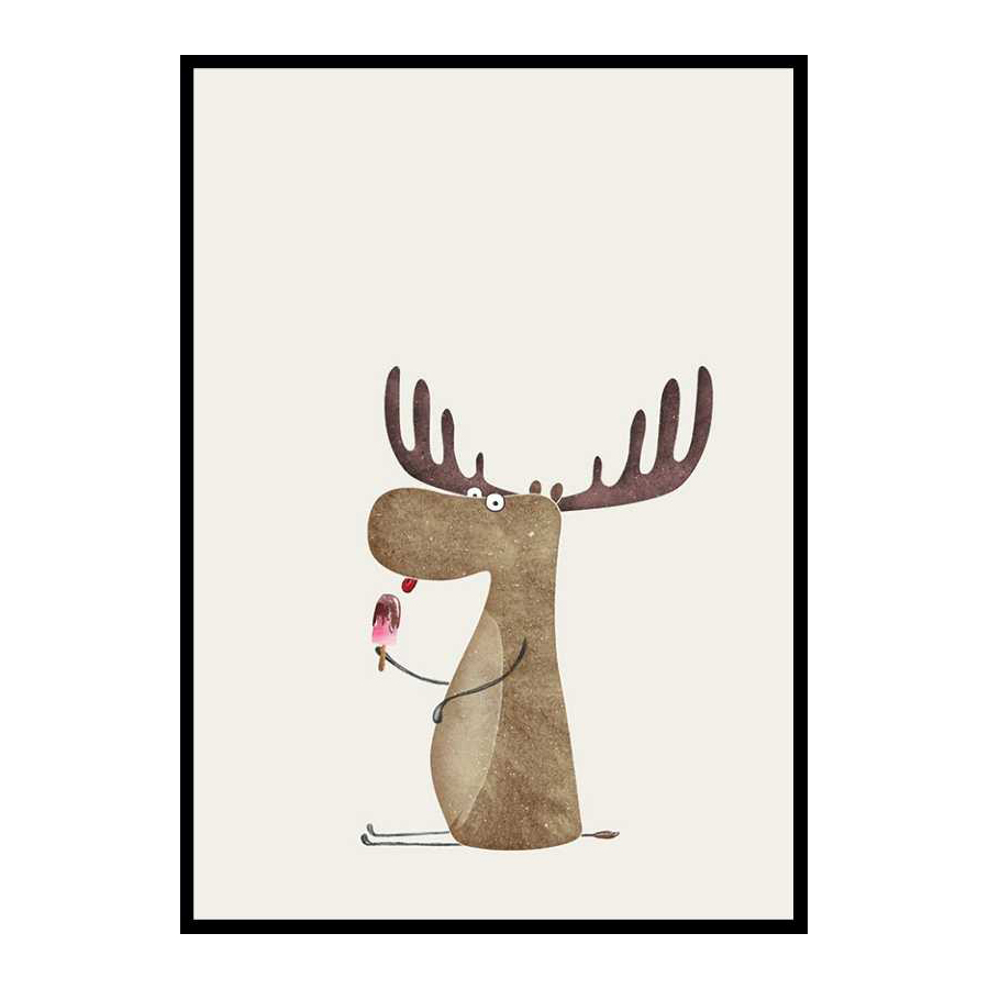 Poster Gallerix Ice Cream Moose