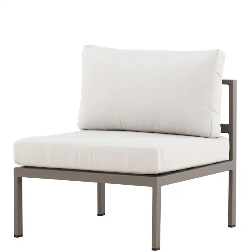 Copacabana Sofa Module Middle - Brown / Beige Brown / Beige