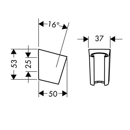 Duschhållare Hansgrohe Porter S