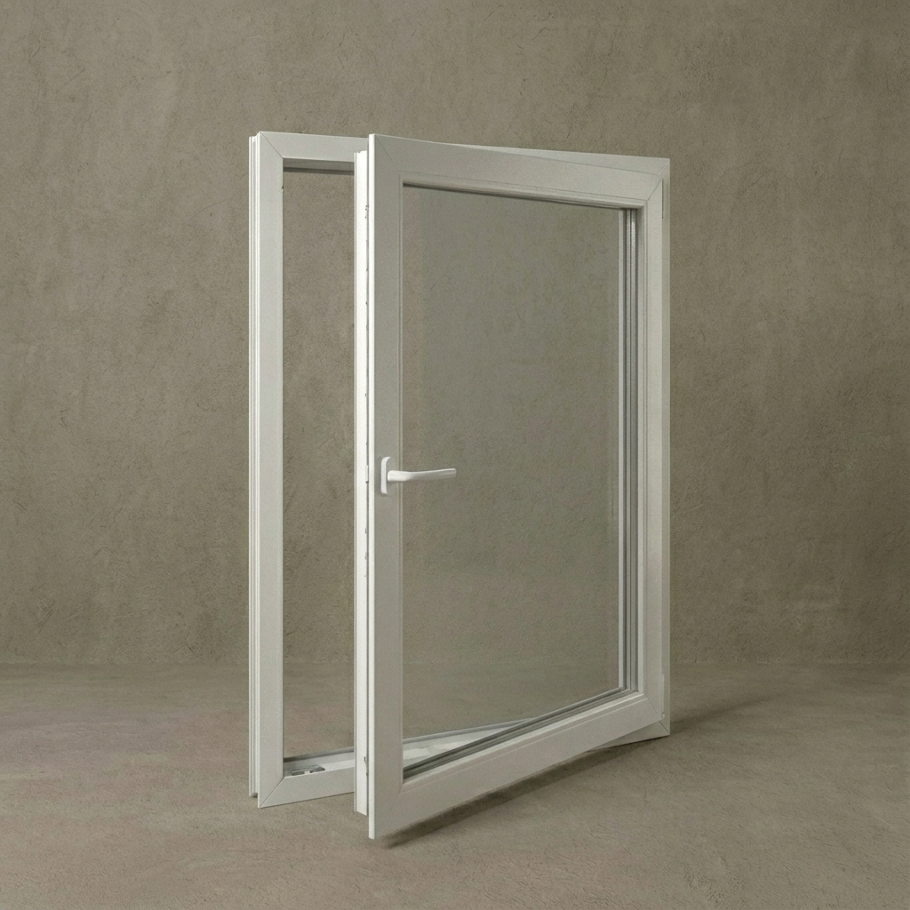 Sidohängt/Tilt Fönster Sveafönster Stabil PVC 3-glas