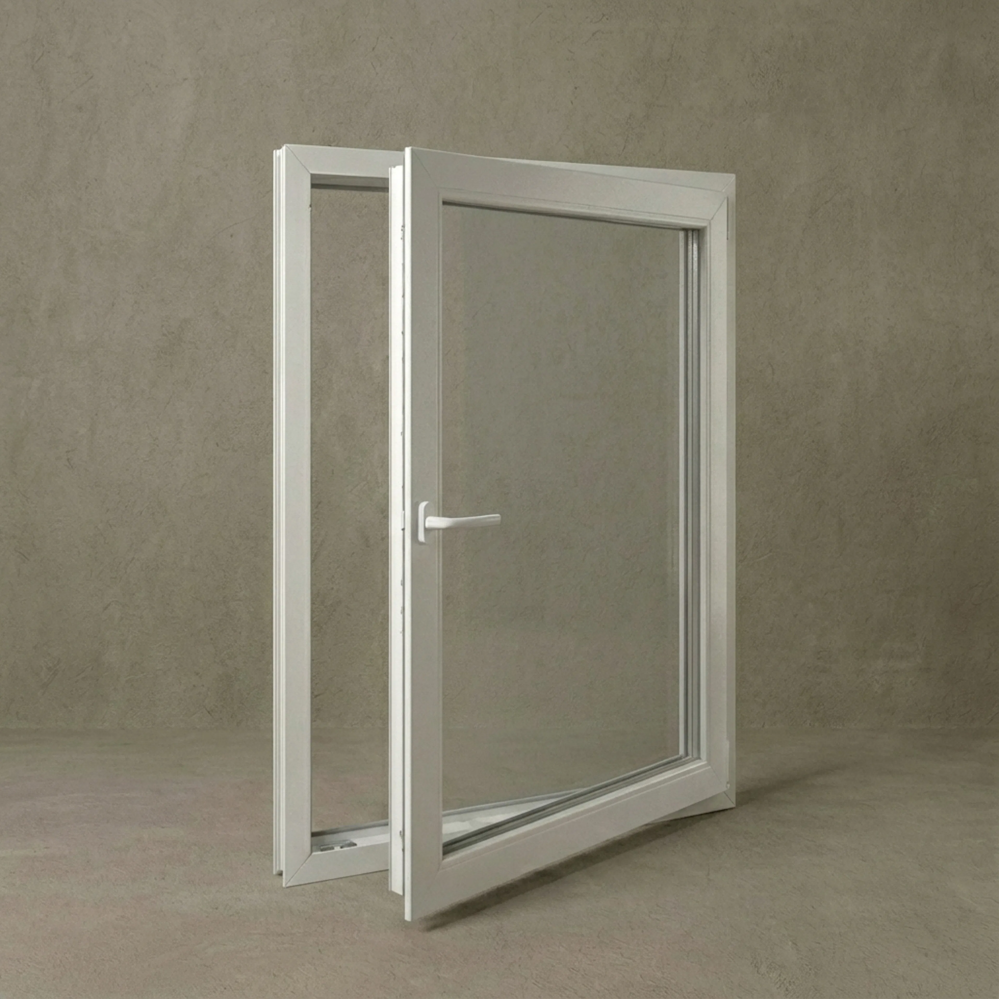 Sidohängt/Tilt Fönster Sveafönster Stabil PVC 3-glas