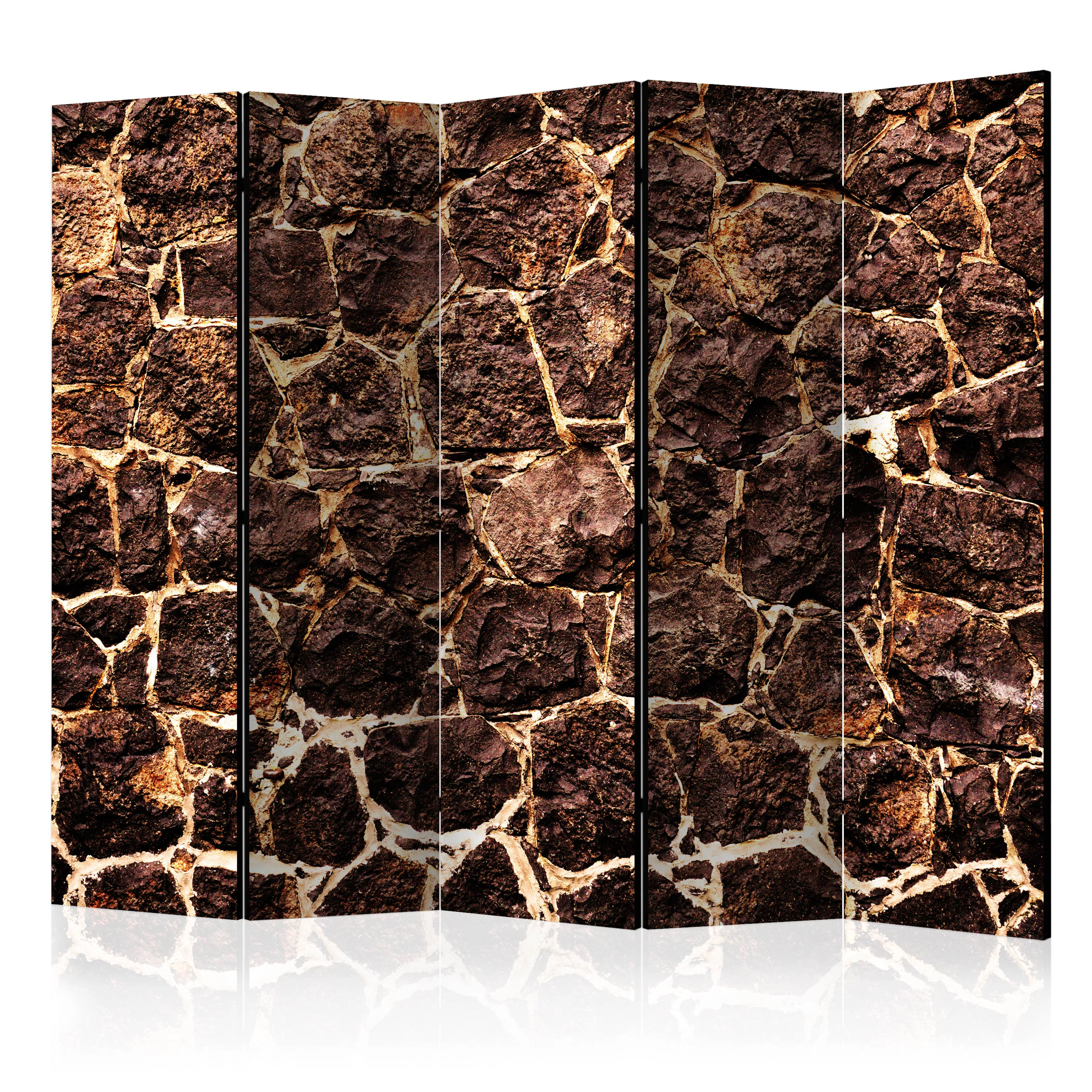 Rumsavdelare Skärmvägg Arkiio Brown Cave II 225x172 cm