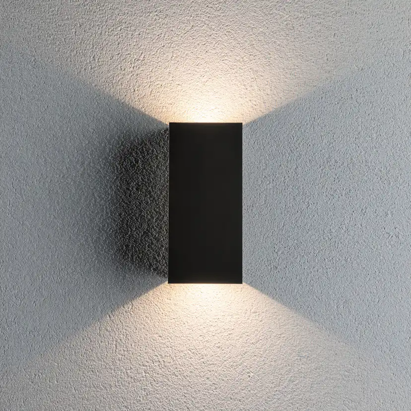 Fasadbelysning Paulmann Flame LED Upp/Ned IP44 Vinkelformad 230V Höjd: 220 mm