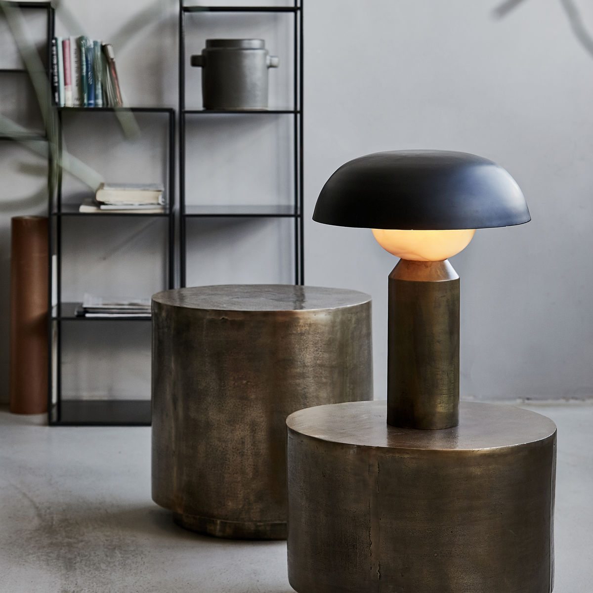 Bordslampa House Doctor Big Fellow Antik Mässingsfärg