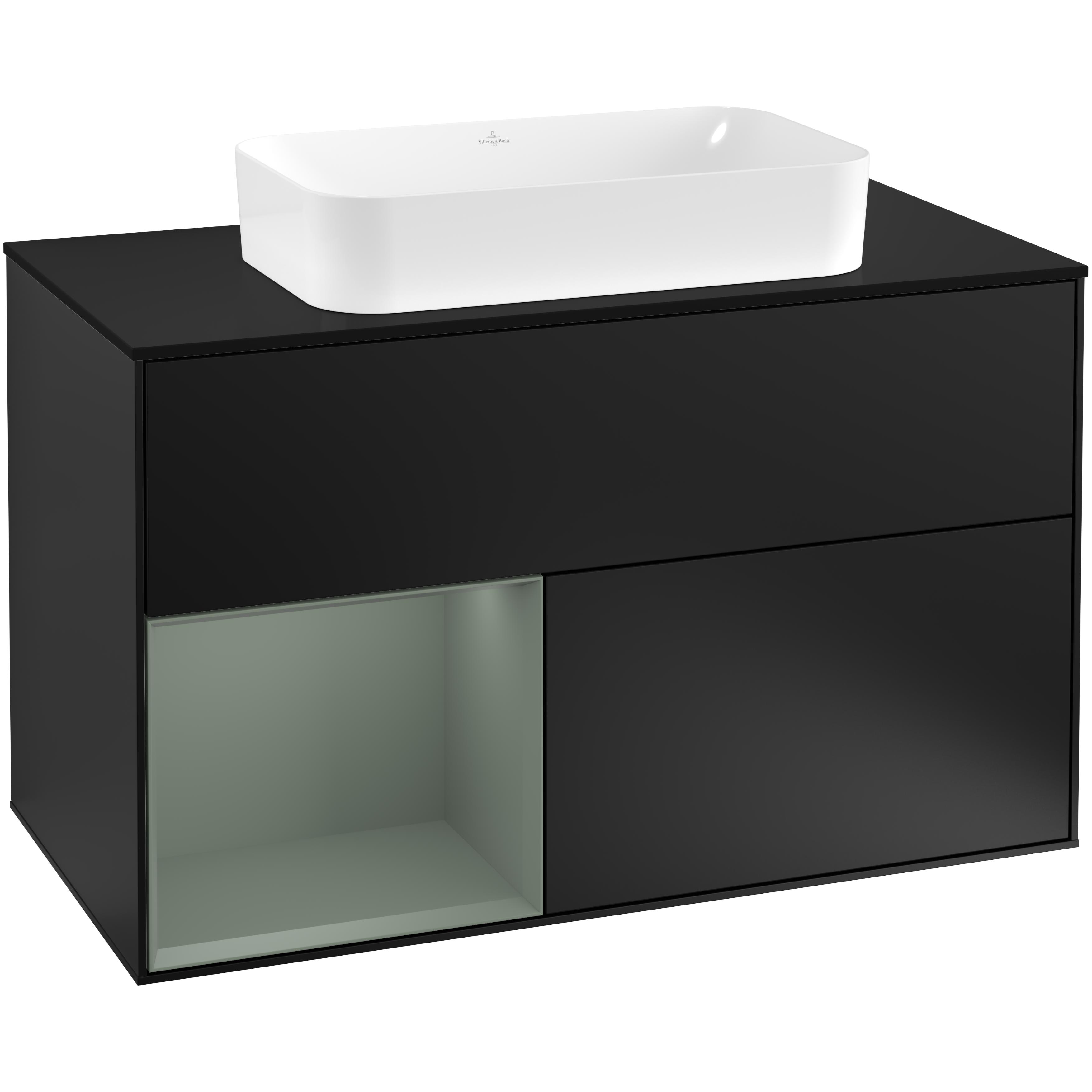 Tvättställsskåp Villeroy & Boch Finion med 2 Lådor Hylla och Bänkskiva för Fristående Tvättställ