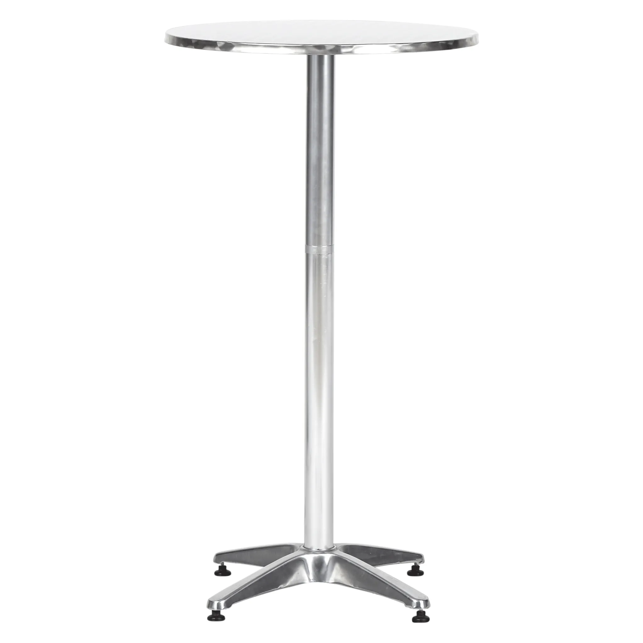Barbord Ute Outfit Aluminiumbord med Justerbar Höjd Ø60 cm
