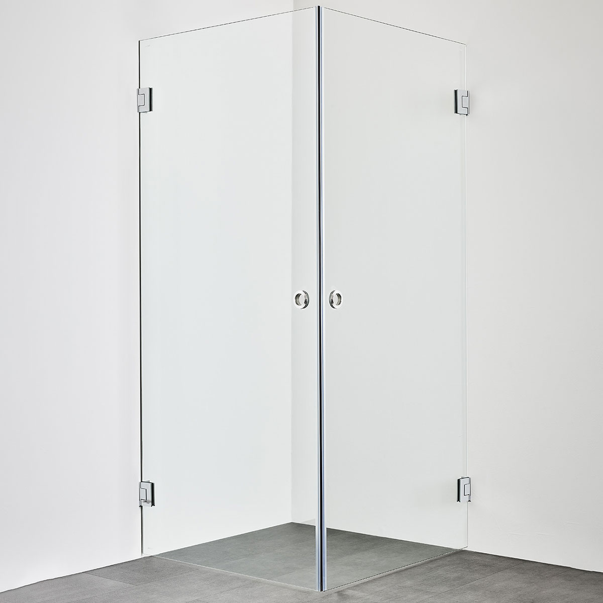 DUSCHHÖRN INFINITY 80X100 KROM Krom, BxD: 800x1000 mm