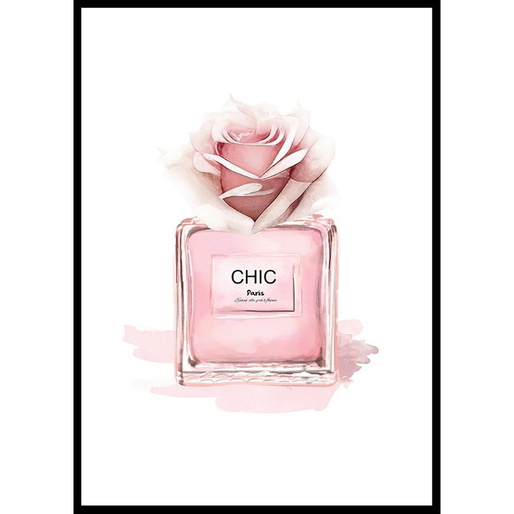 Poster Gallerix Chic Parfume Pink Rose