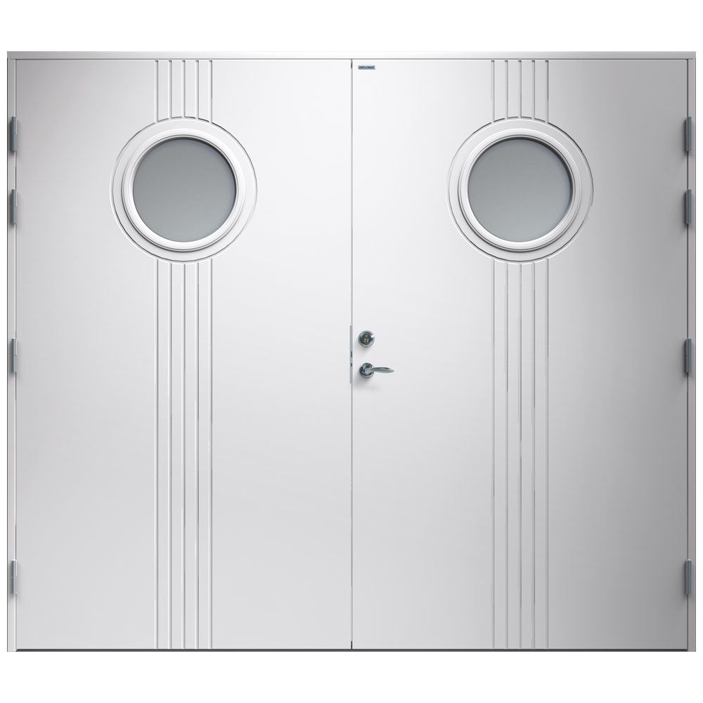 Garagedörr Diplomat Gullan Klarglas