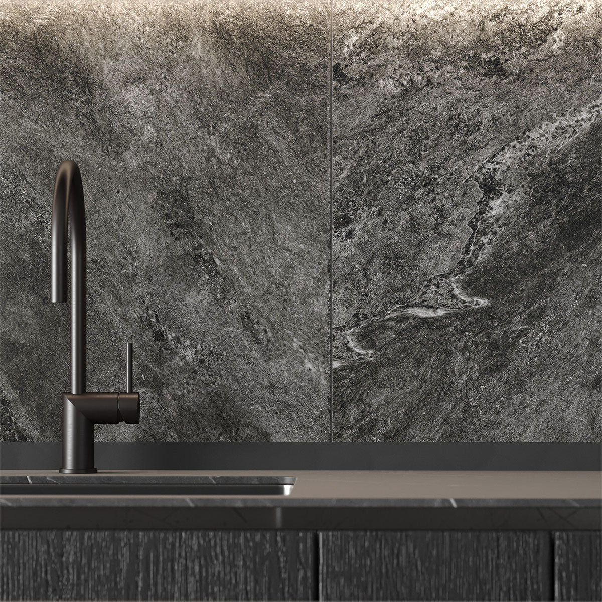 Klinker Tenfors Newport Graphite Marmor Matt 60x60