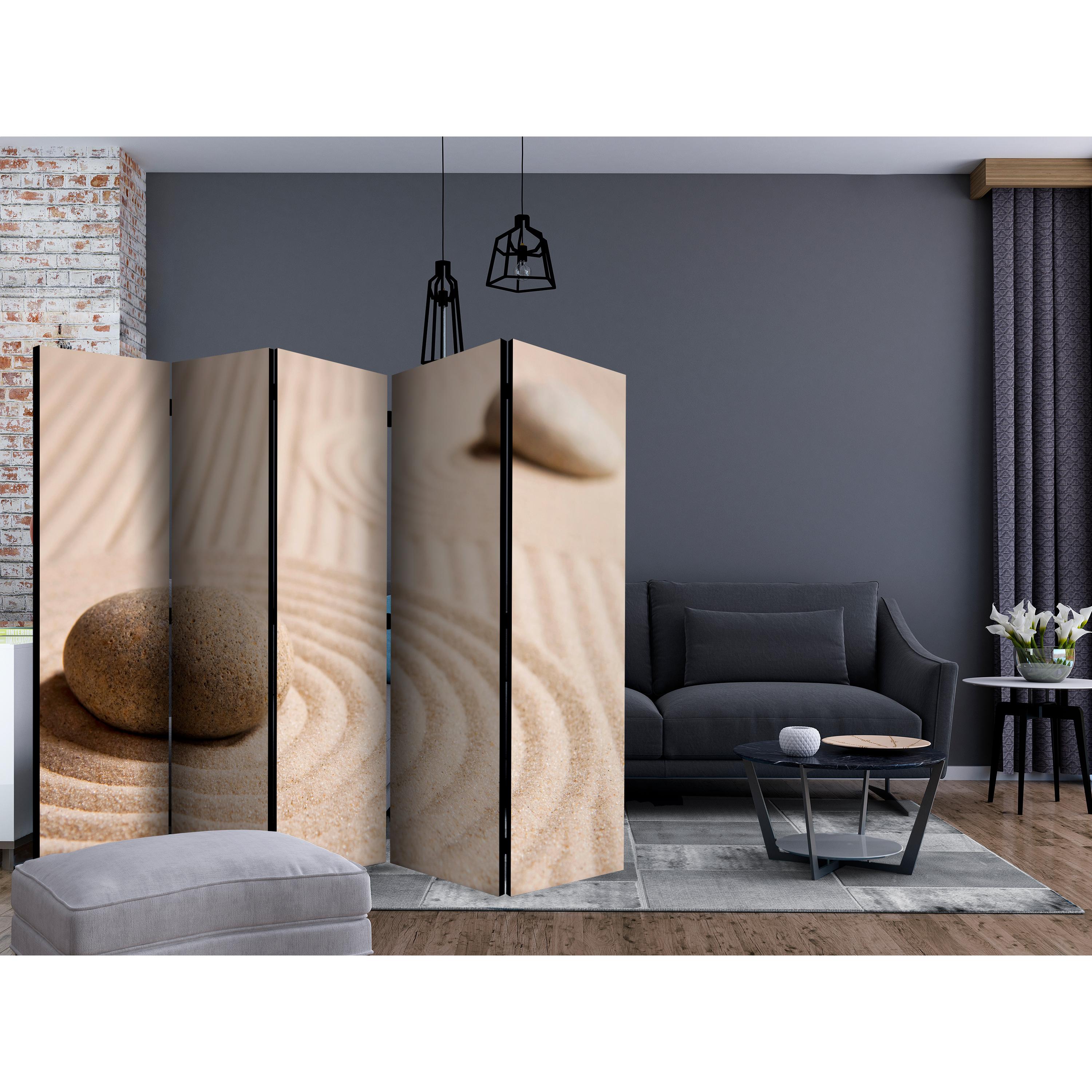 Rumsavdelare Skärmvägg Arkiio Sand and Zen II 225x172 cm