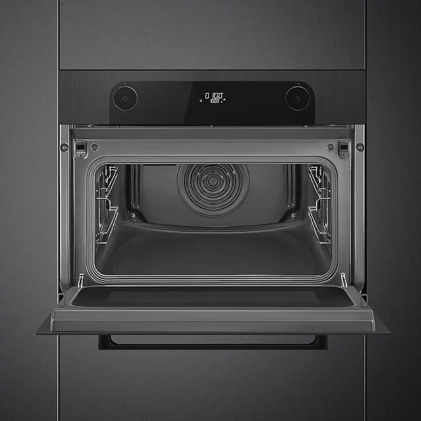 Kombiugn Smeg SO4201M1BI med Mikrofunktion Svart 45 cm