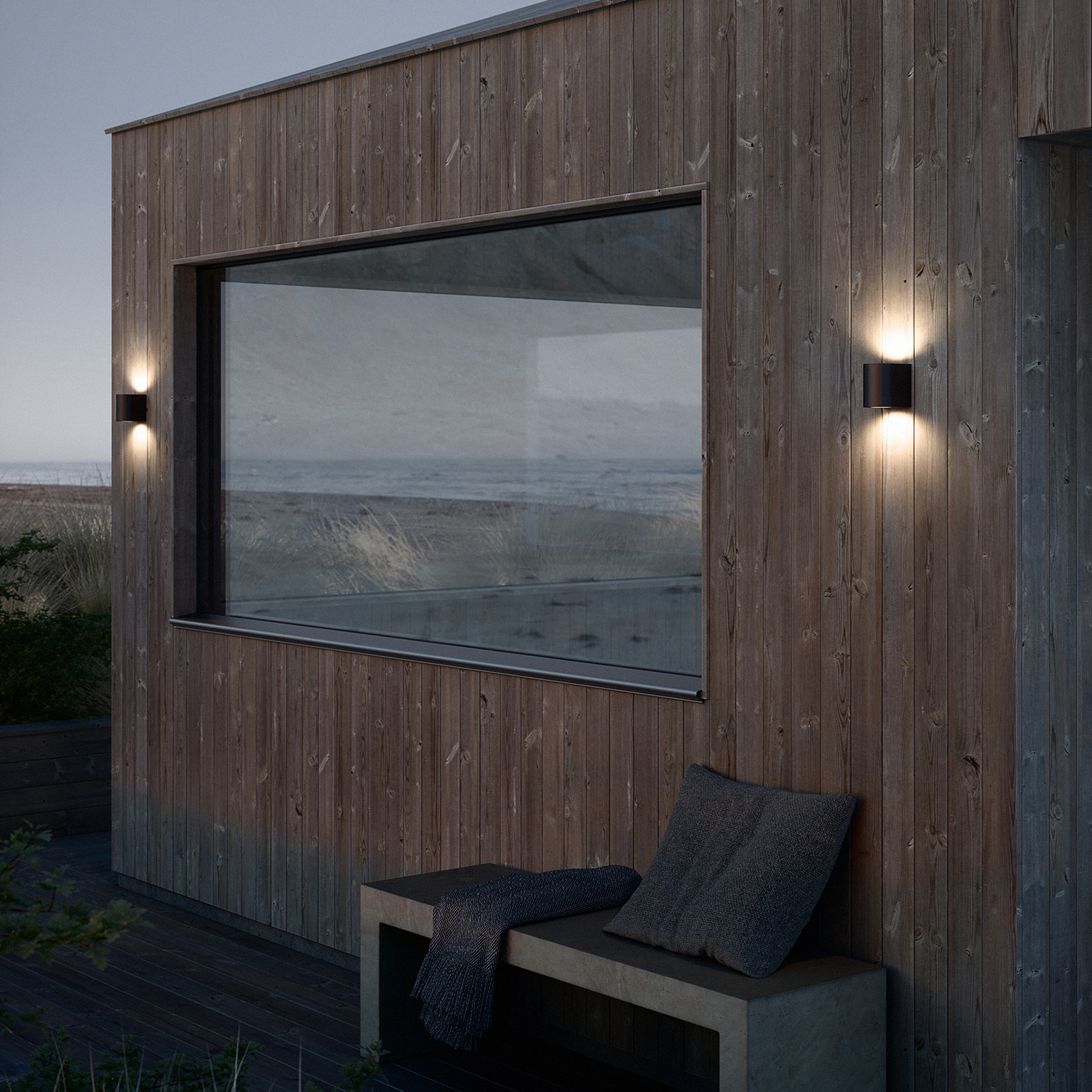 Canto 2 | Vägglampa | Seaside svart Svart