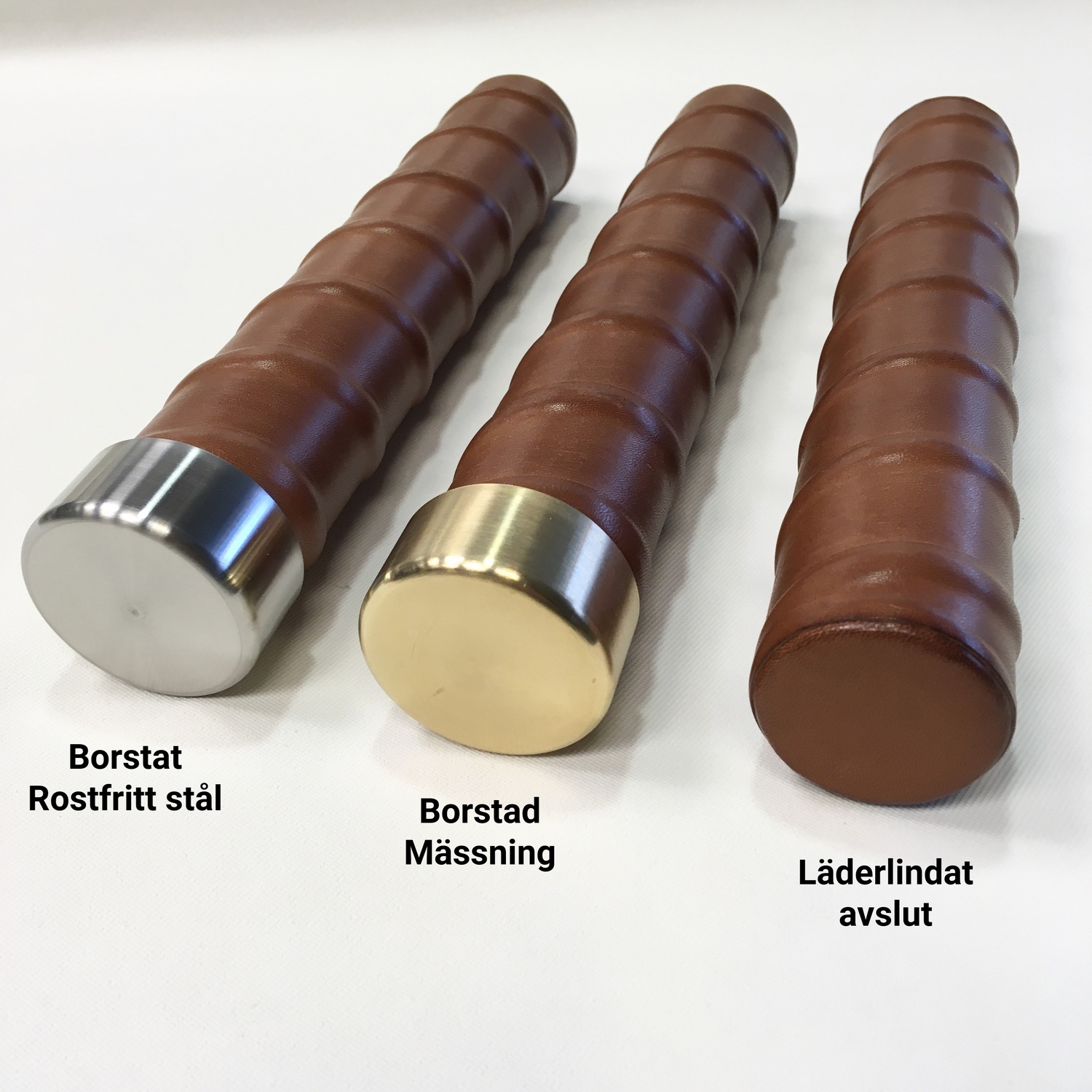 Ändhylsa Herrljunga Ledstångsfabrik För Läderlindade Ledstänger