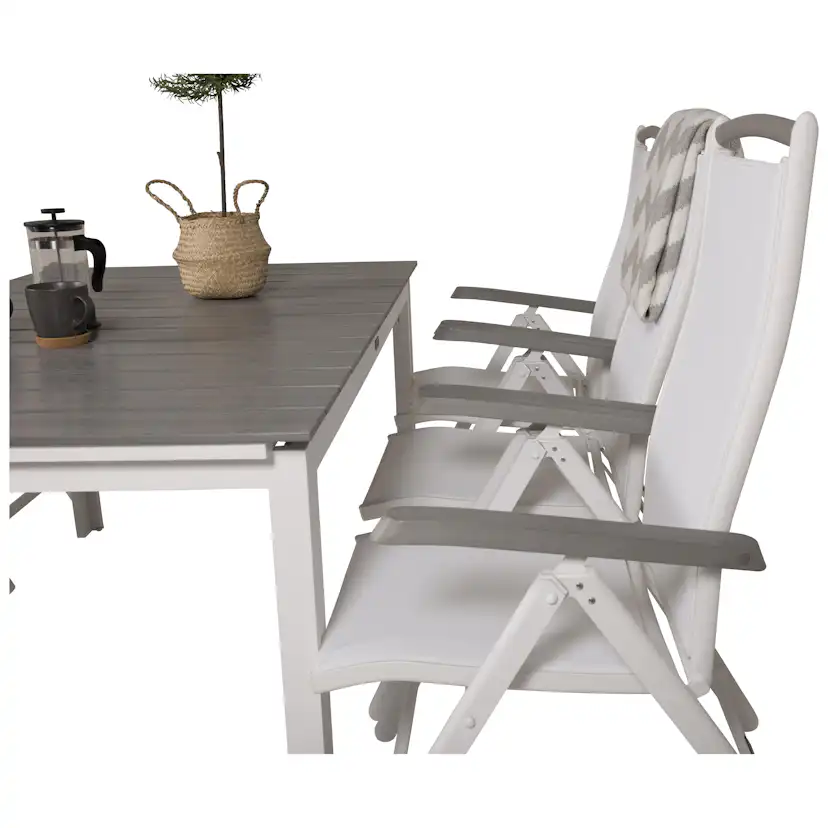 Matgrupp Venture Home Lova 160/240 med 6 Aleyna Stolar