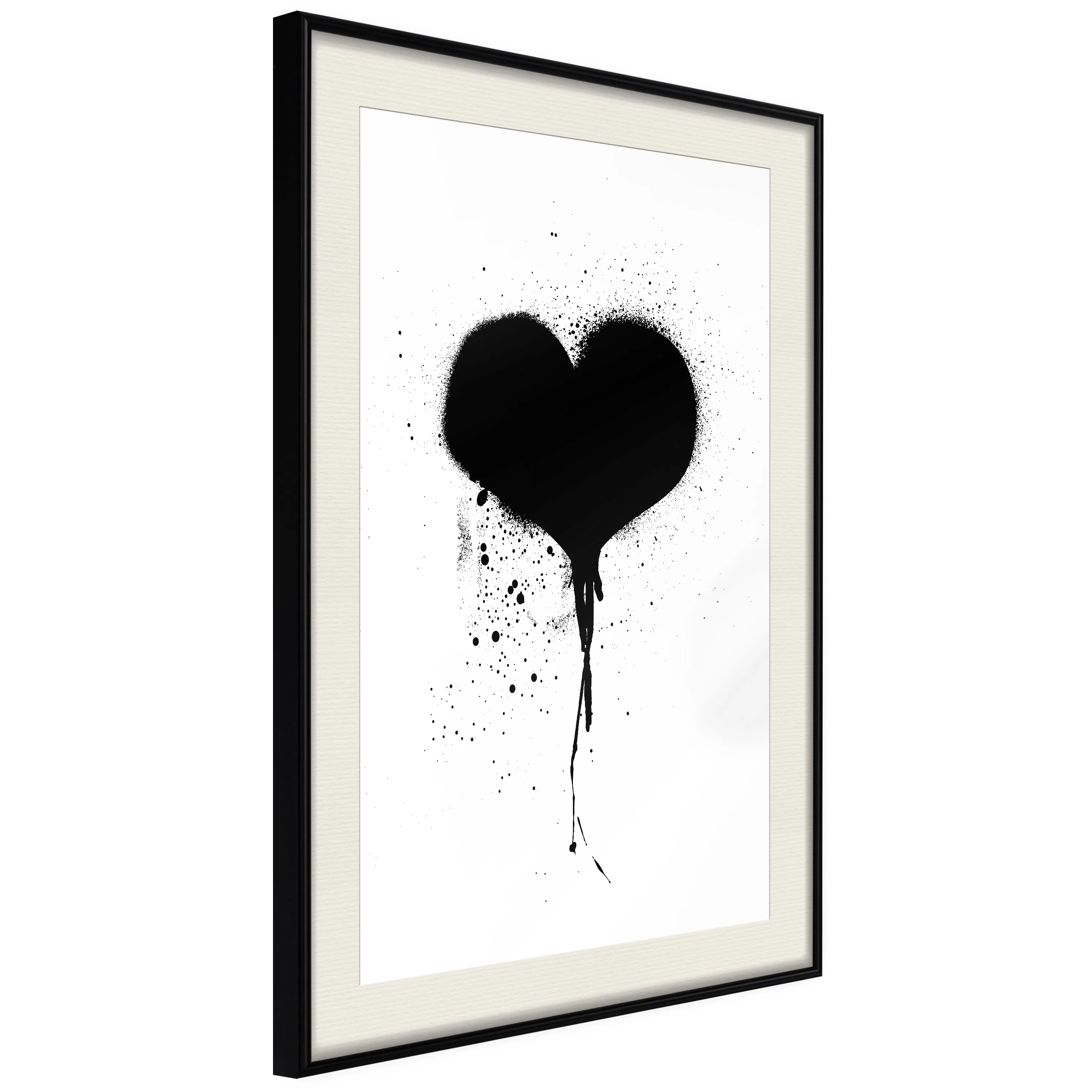 Poster Artgeist Affisch Destroyed Heart