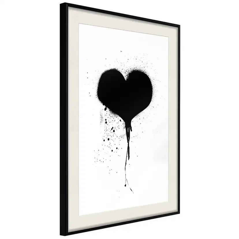 Poster Artgeist Affisch Destroyed Heart