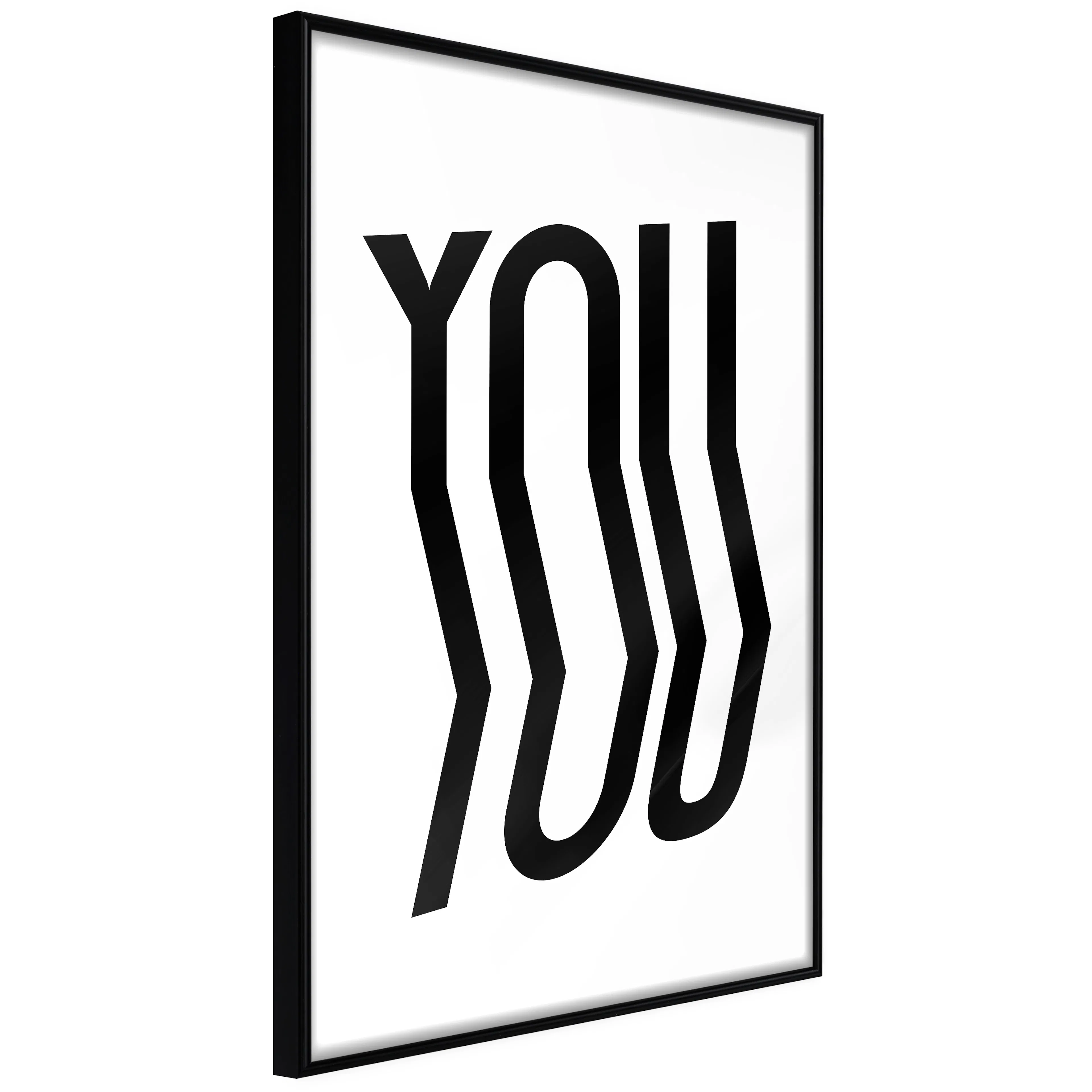 Affisch - You [Poster] 20x30 Svart ram, 20x30 cm