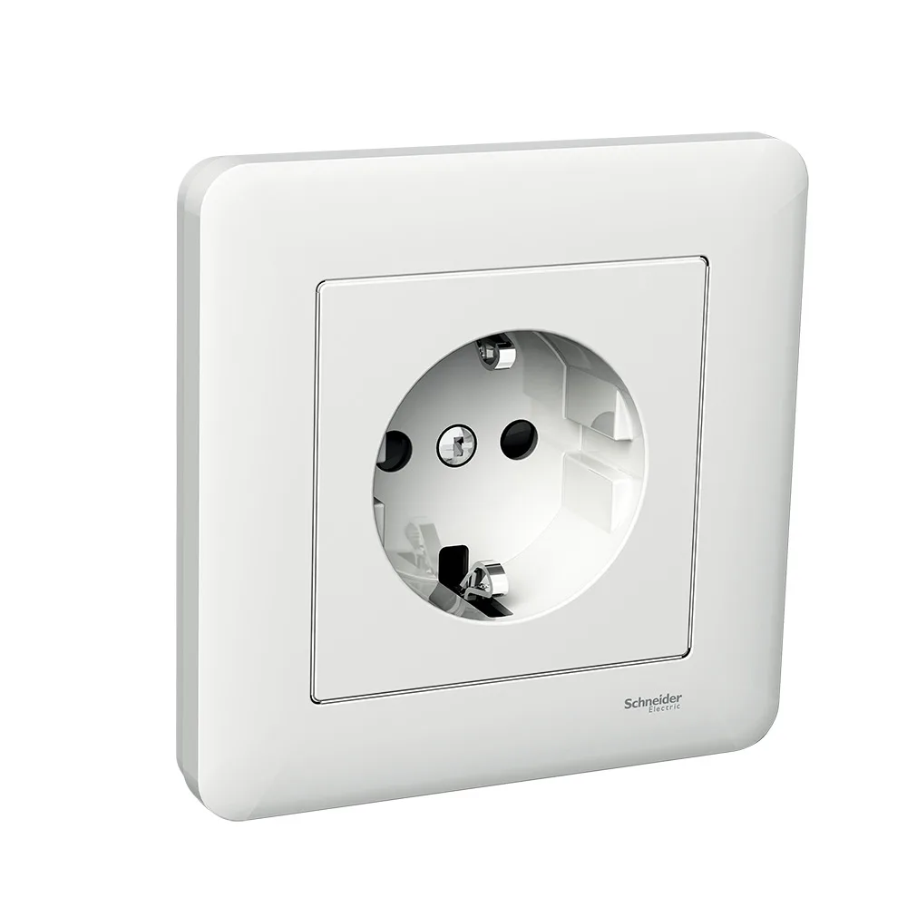 Vägguttag Schneider Electric Exxact Komplett