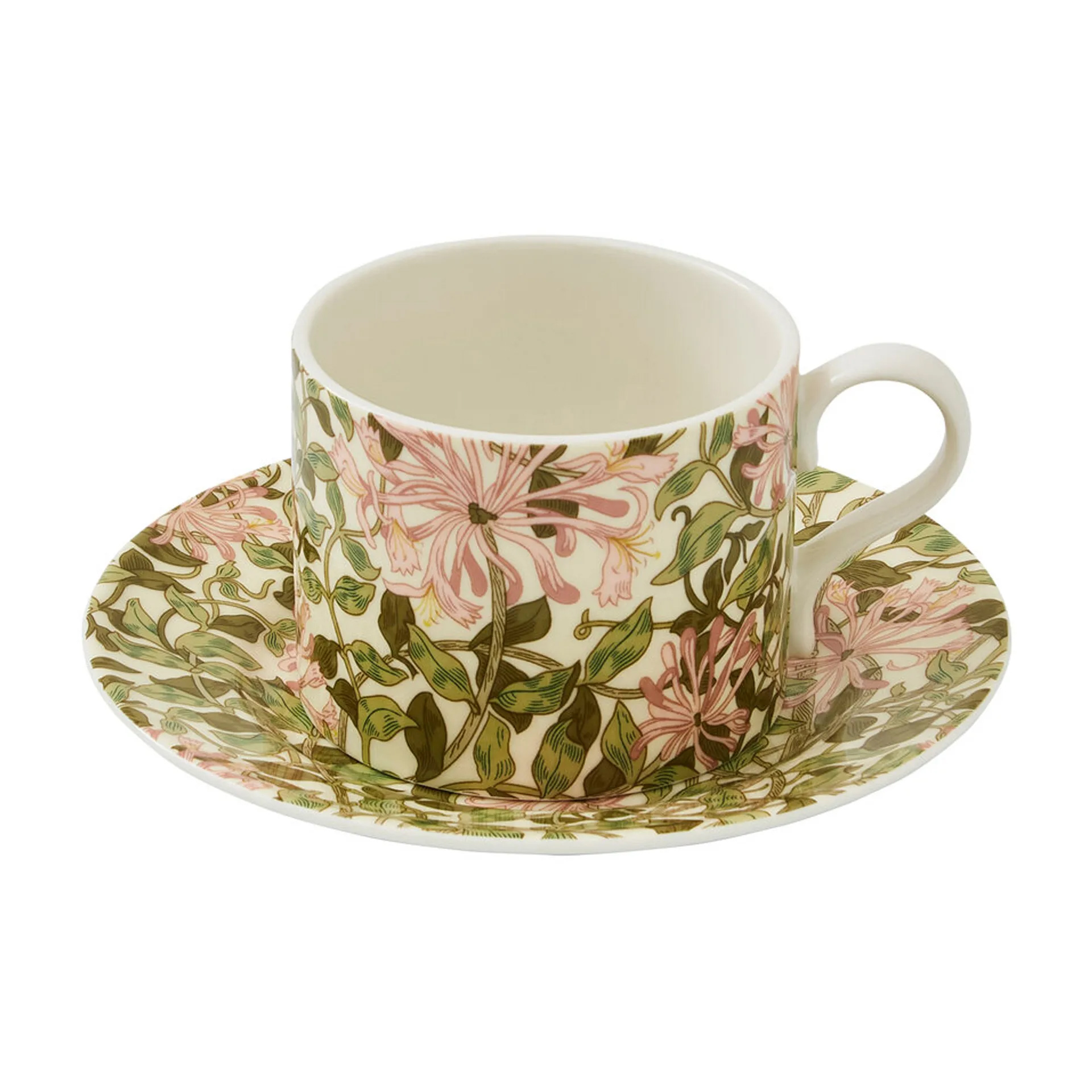Tekopp Spode Honeysuckle med Fat 28 cl