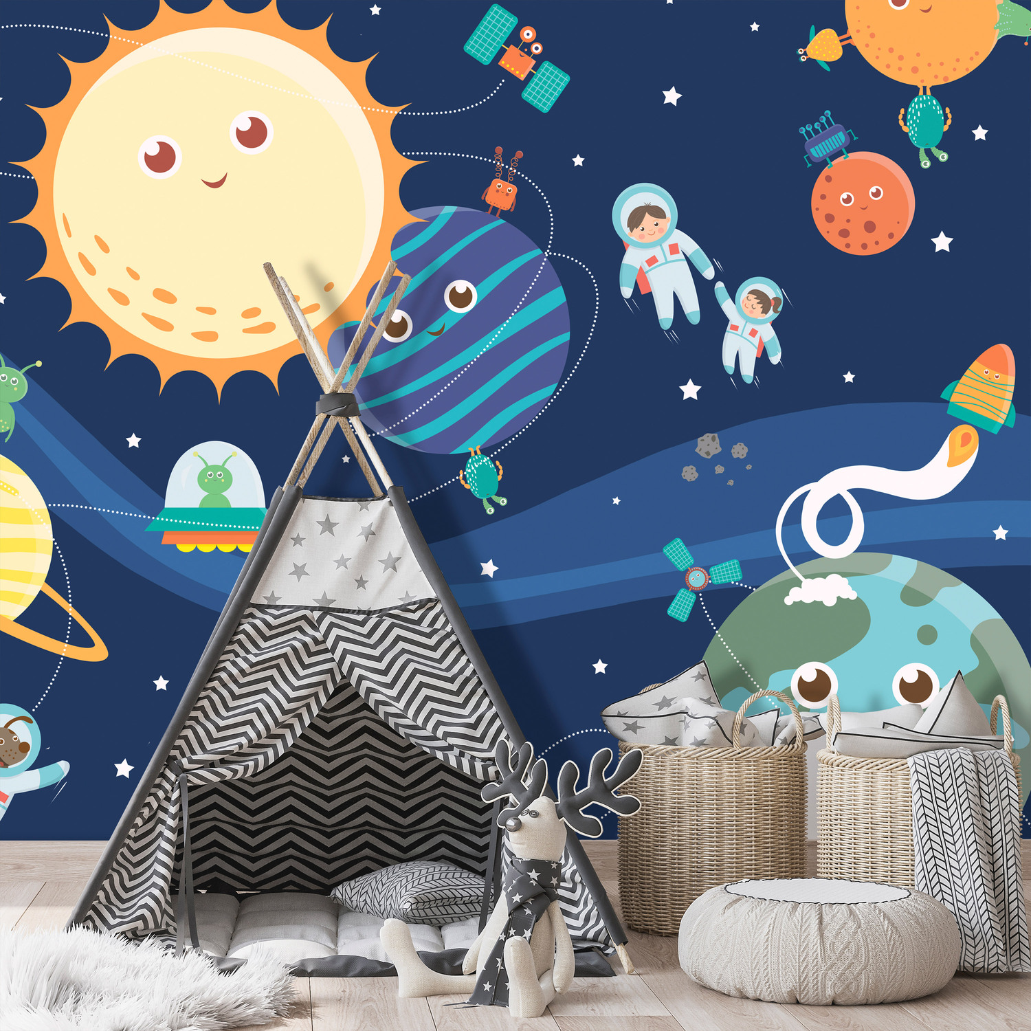 Fototapet Arkiio Happy Planets
