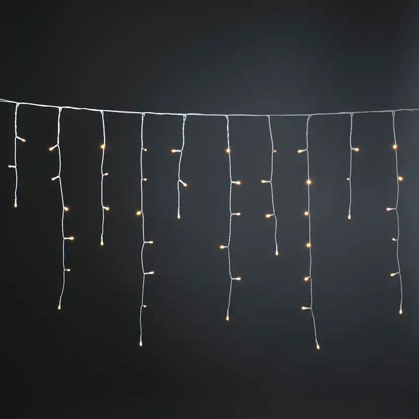Ljusslinga Gnosjö Konstsmide Basic Istappslinga 200 Ljus LED Utomhus