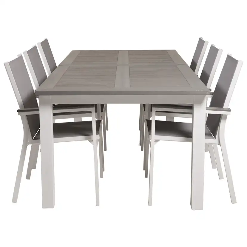 Matgrupp Venture Home Aleyna 224/324 med 6 Pincy Stolar