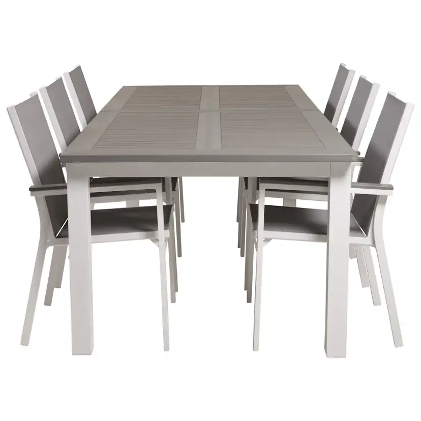 Matgrupp Venture Home Aleyna 224/324 med 6 Pincy Stolar