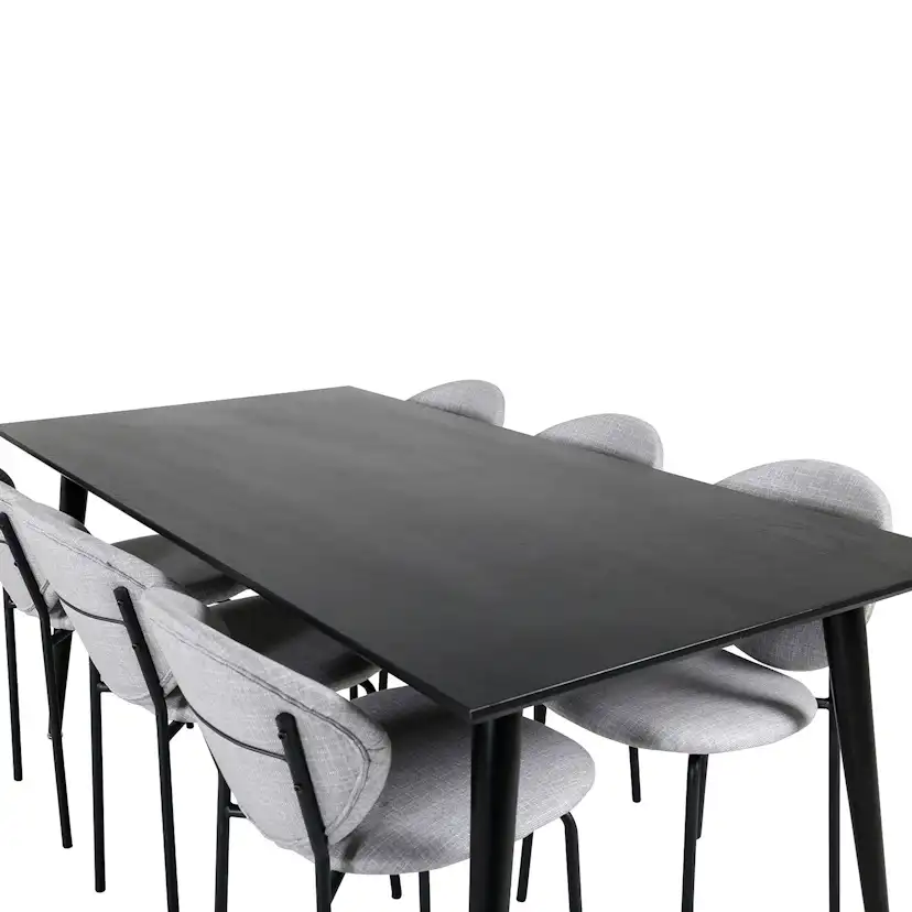 Matgrupp Venture Home Dipp med 6 Vault stolar