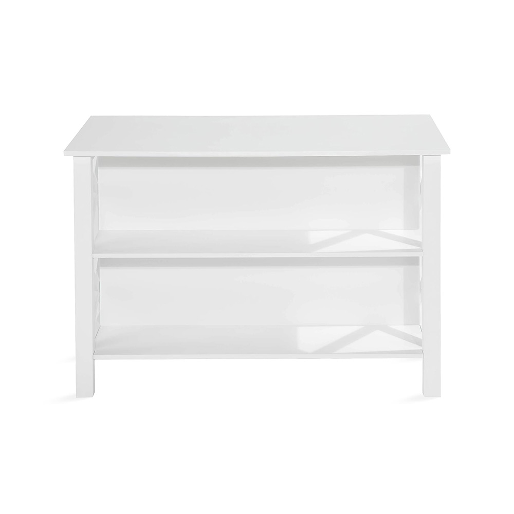 Köksö In Living Milla Vit MDF 135x80x90 cm Fristående med Förvaring